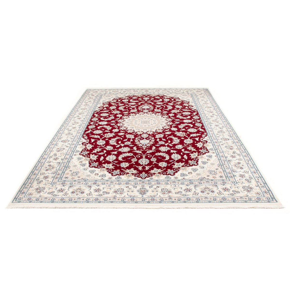 Tapis persan - Nain - Premium - 300 x 200 cm - rouge