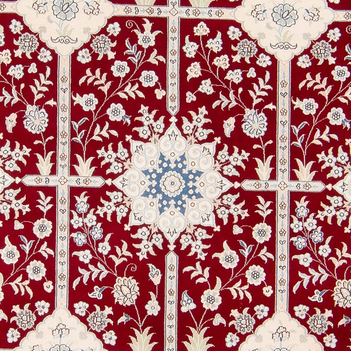 Tapis persan - Nain - 232 x 168 cm - rouge
