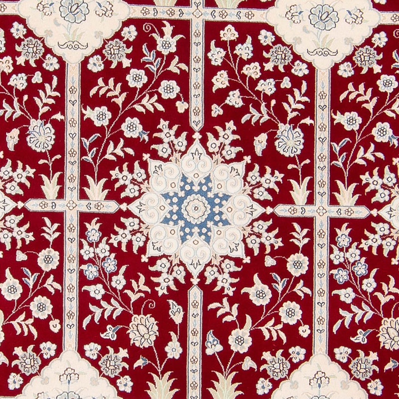 Tapis persan - Nain - 232 x 168 cm - rouge