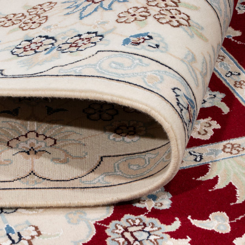 Tapis persan - Nain - 232 x 168 cm - rouge