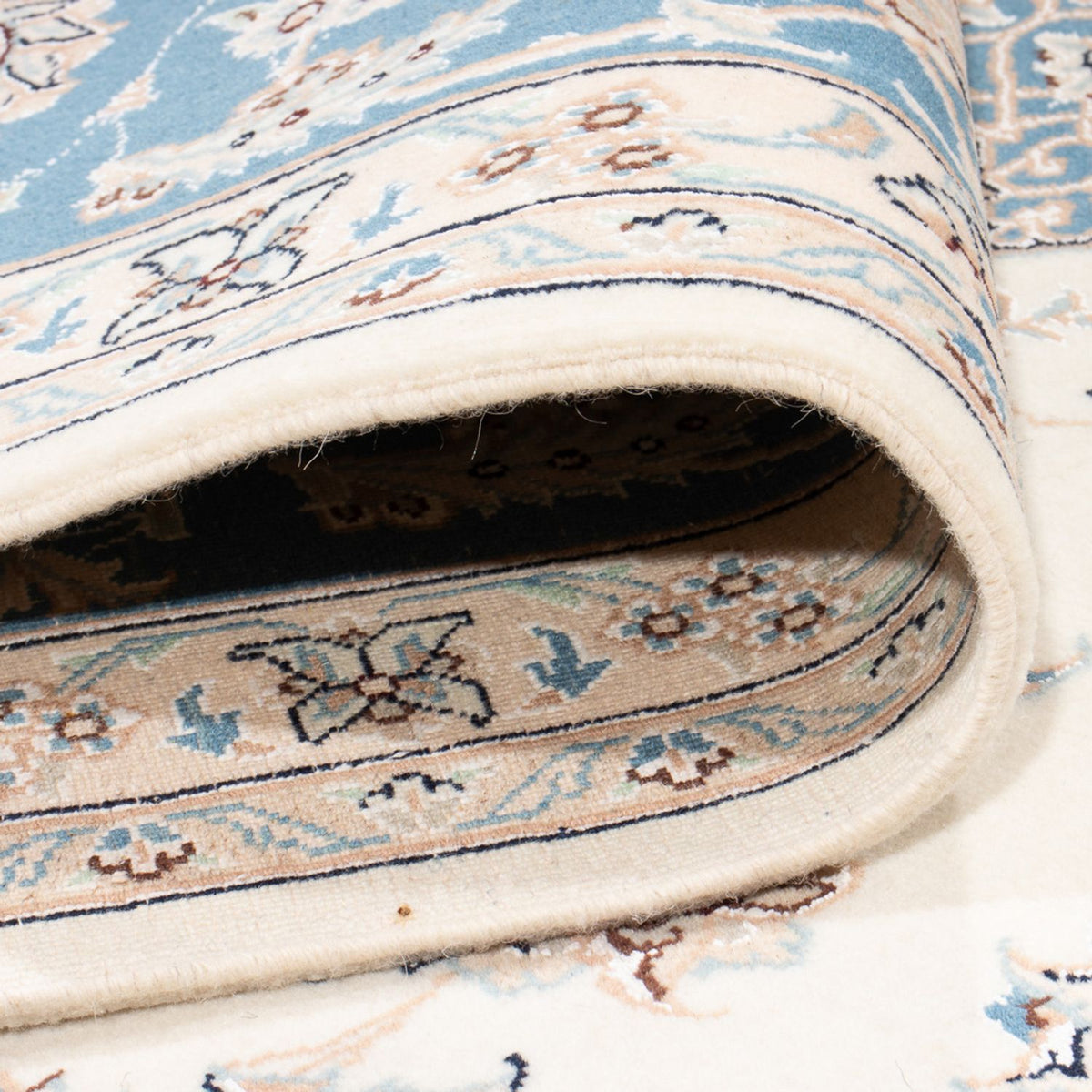 Tapis persan - Nain - Premium - 353 x 248 cm - crème