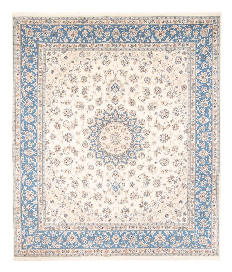 Tapis persan - Nain - 258 x 224 cm - crème
