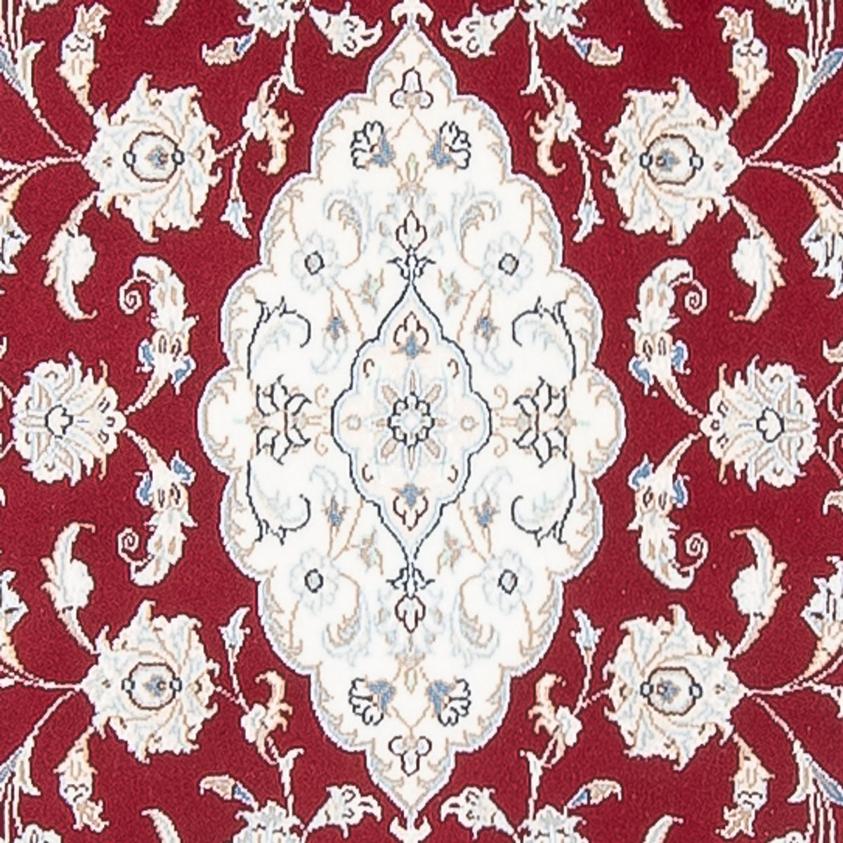 Tapis de couloir Tapis persan - Nain - Premium - 355 x 87 cm - rouge