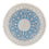 Tapis persan - Nain - Premium ronde - 157 x 150 cm - bleu