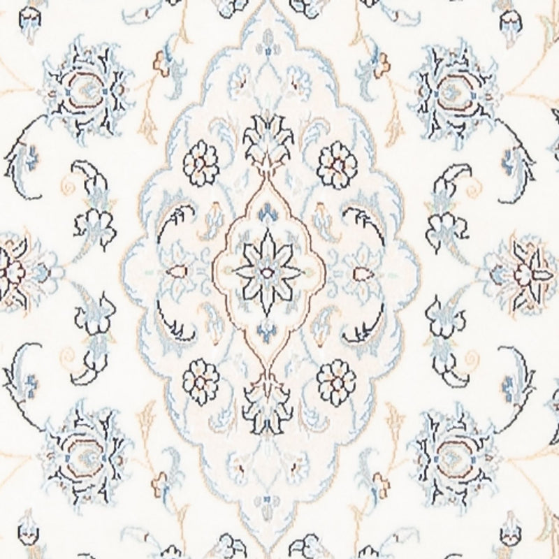 Tapis de couloir Tapis persan - Nain - Premium - 350 x 87 cm - crème