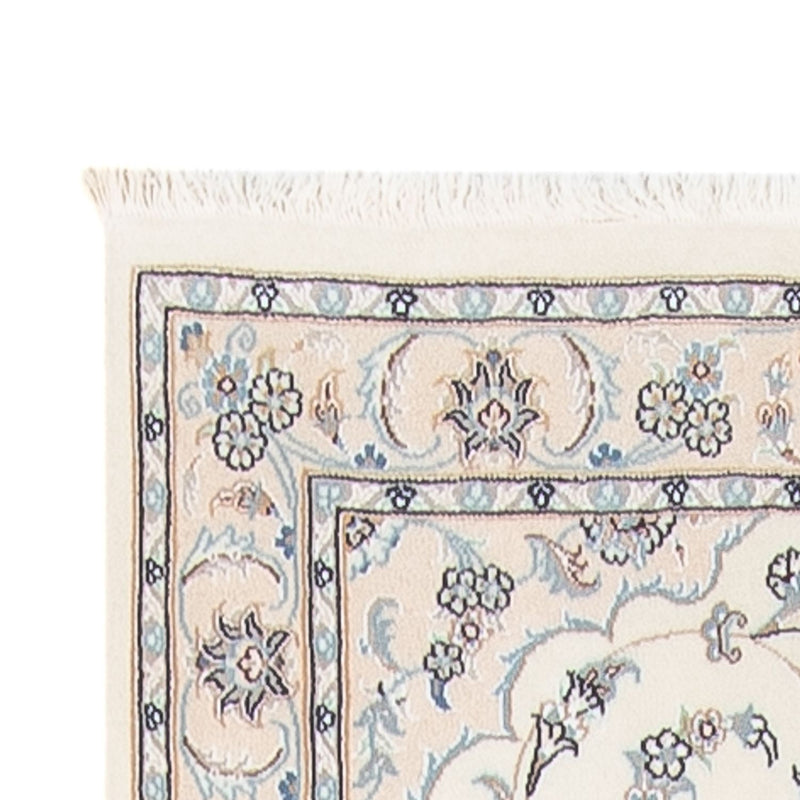 Tapis de couloir Tapis persan - Nain - Premium - 350 x 87 cm - crème