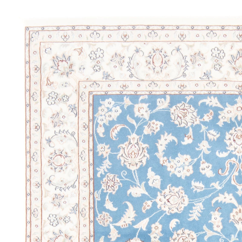 Tapis persan - Nain - Royal - 202 x 148 cm - bleu clair