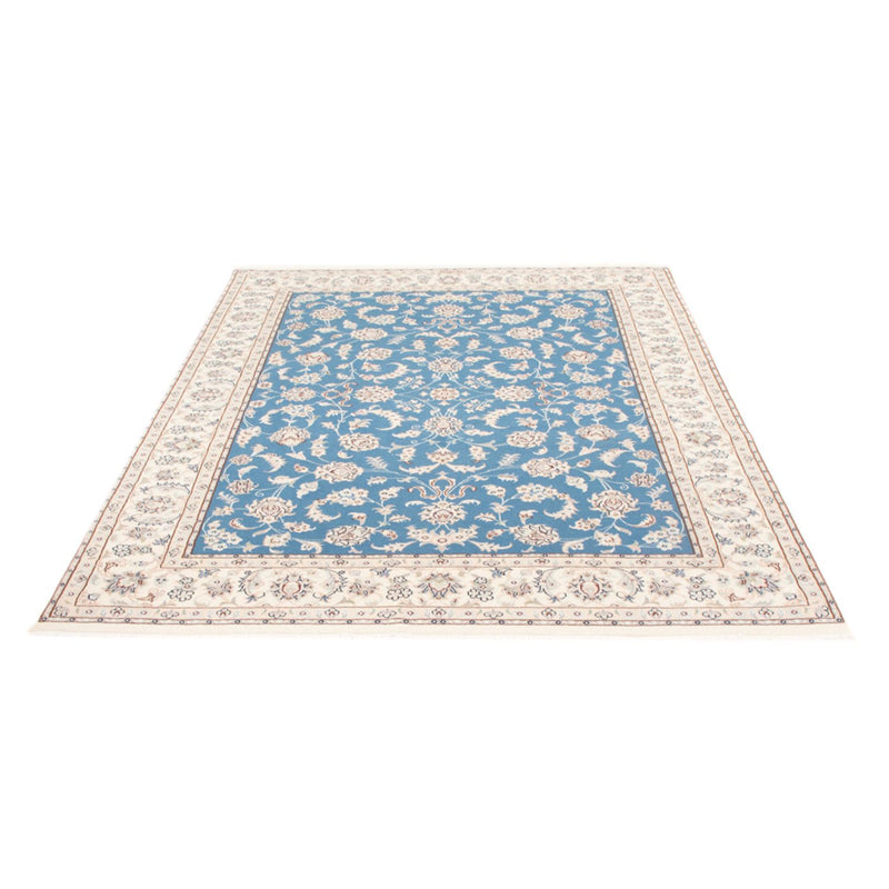 Tapis persan - Nain - Royal - 202 x 148 cm - bleu clair