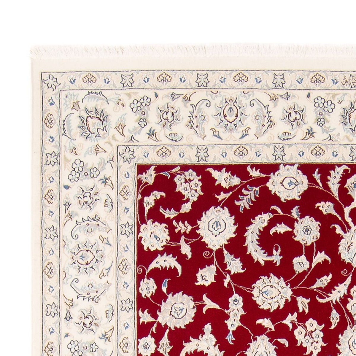 Tapis persan - Nain - 232 x 171 cm - rouge