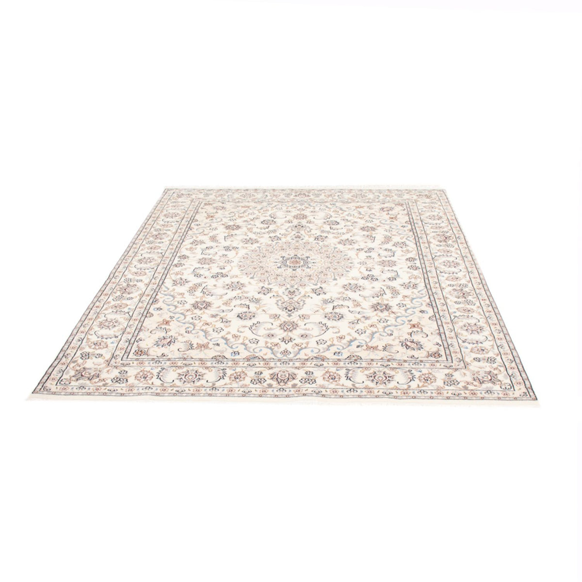 Tapis persan - Nain - Royal - 202 x 149 cm - crème