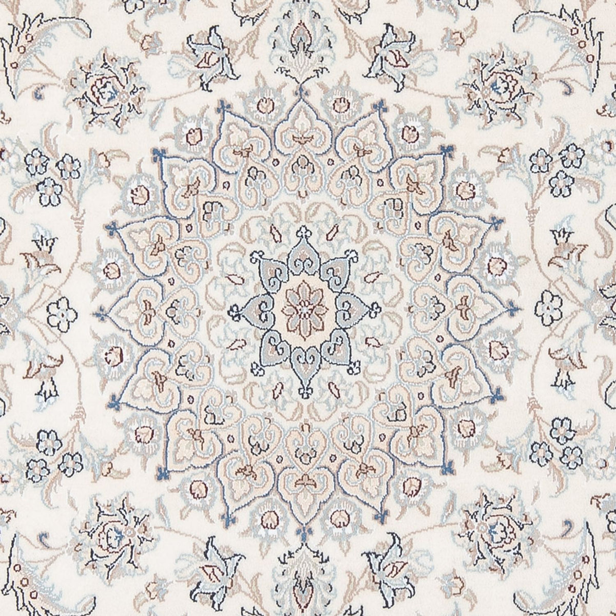 Tapis persan - Nain - Premium - 206 x 150 cm - crème