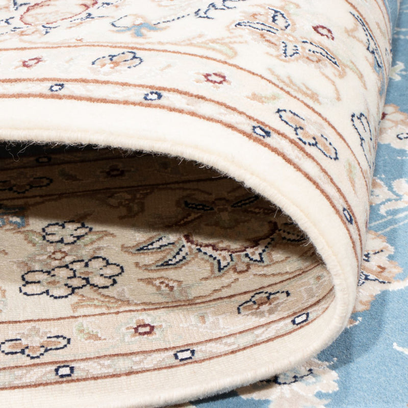 Tapis persan - Nain - Royal - 210 x 149 cm - bleu clair