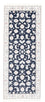 Tapis de couloir Tapis persan - Nain - Royal - 197 x 80 cm - bleu foncé