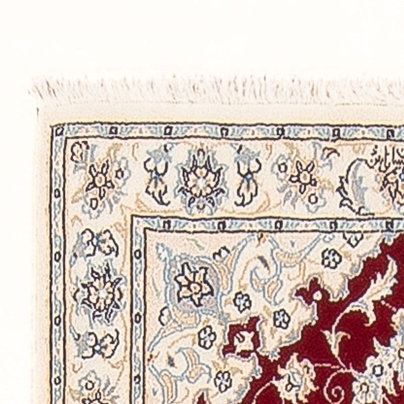 Tapis de couloir Tapis persan - Nain - Premium - 248 x 80 cm - rouge