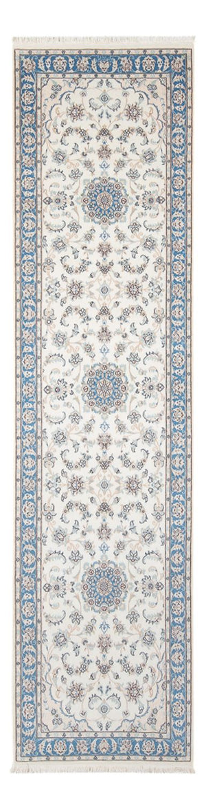 Tapis de couloir Tapis persan - Nain - Premium - 288 x 80 cm - crème