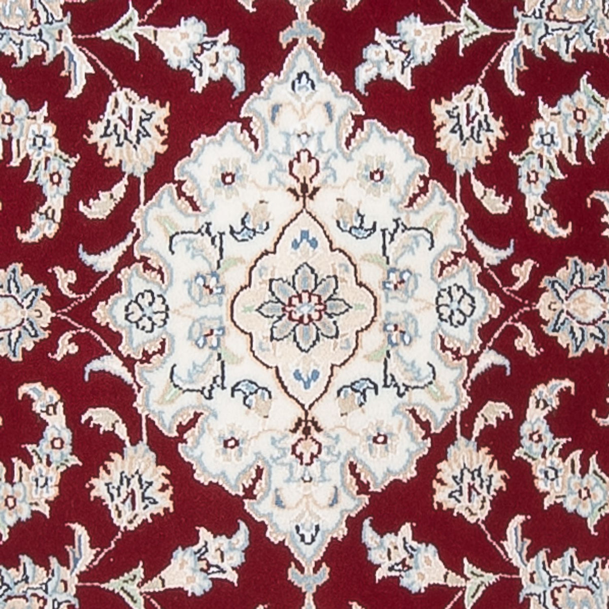 Tapis de couloir Tapis persan - Nain - Premium - 300 x 82 cm - rouge