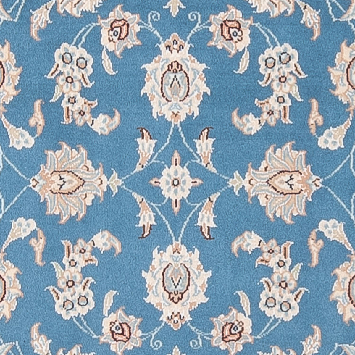 Tapis de couloir Tapis persan - Nain - Premium - 298 x 80 cm - bleu