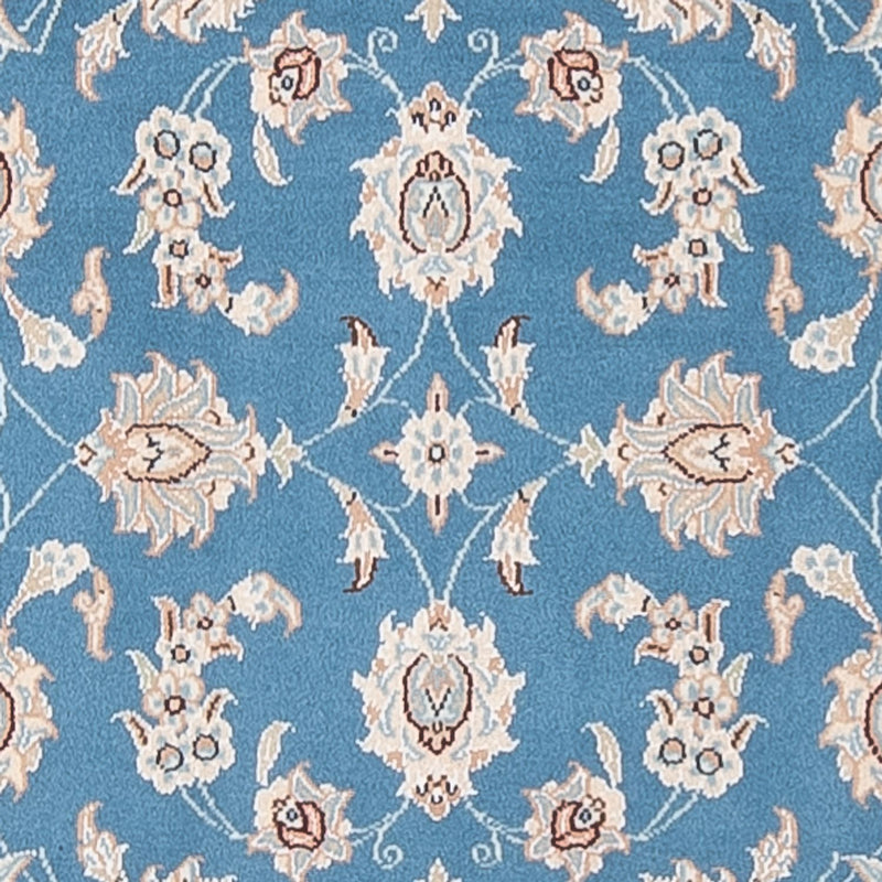 Tapis de couloir Tapis persan - Nain - Premium - 298 x 80 cm - bleu