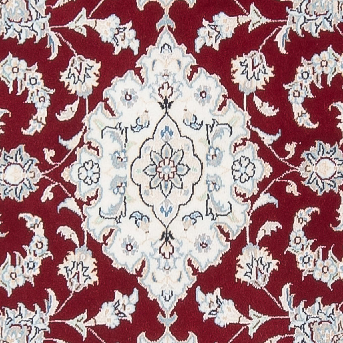 Tapis de couloir Tapis persan - Nain - Premium - 298 x 82 cm - rouge