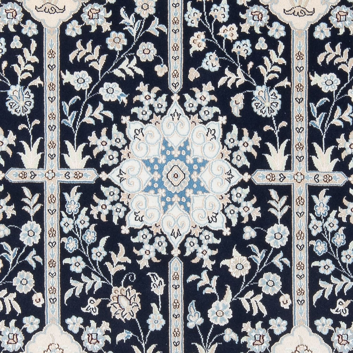 Tapis persan - Nain - Premium - 205 x 150 cm - bleu foncé