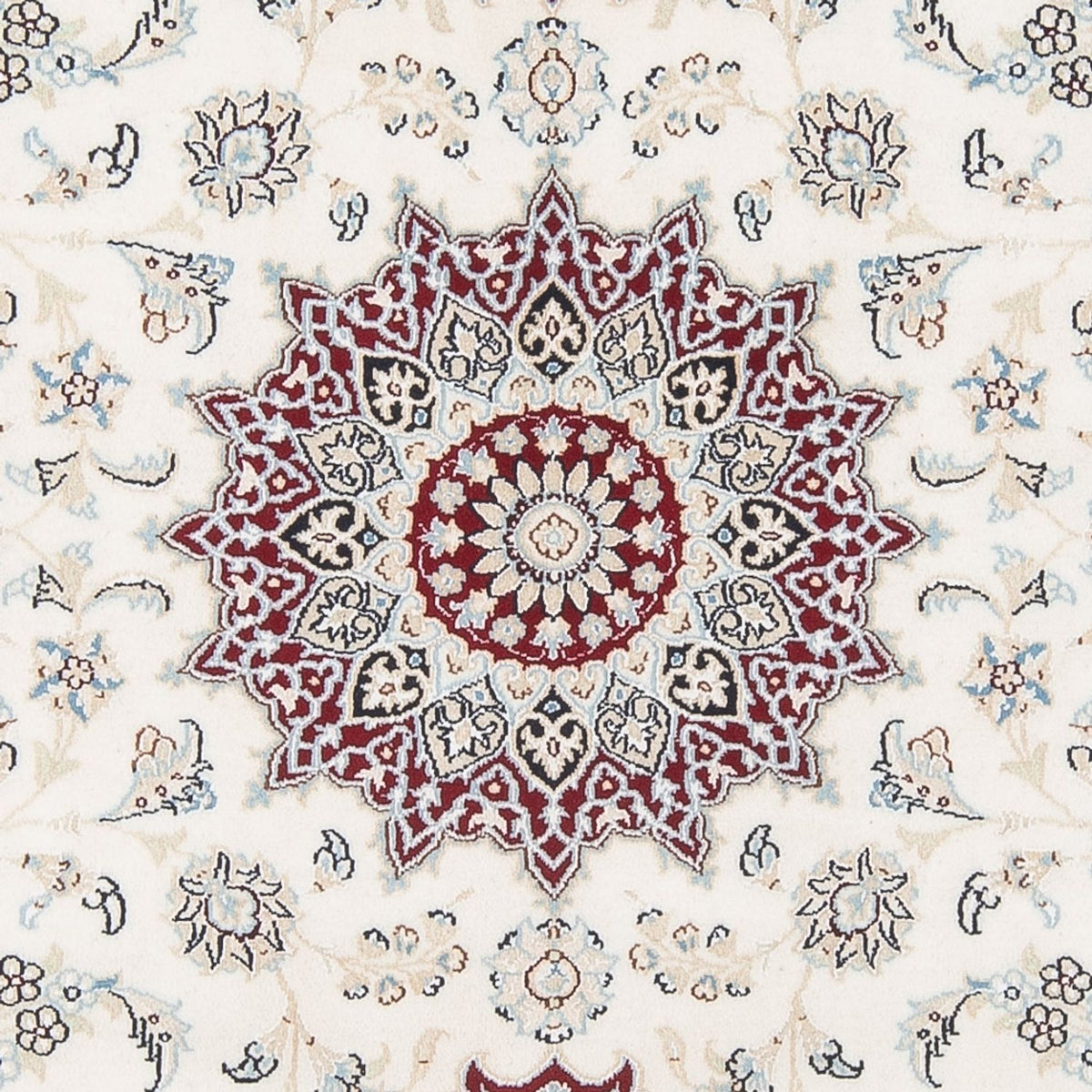 Tapis persan - Nain - Premium - 193 x 150 cm - crème