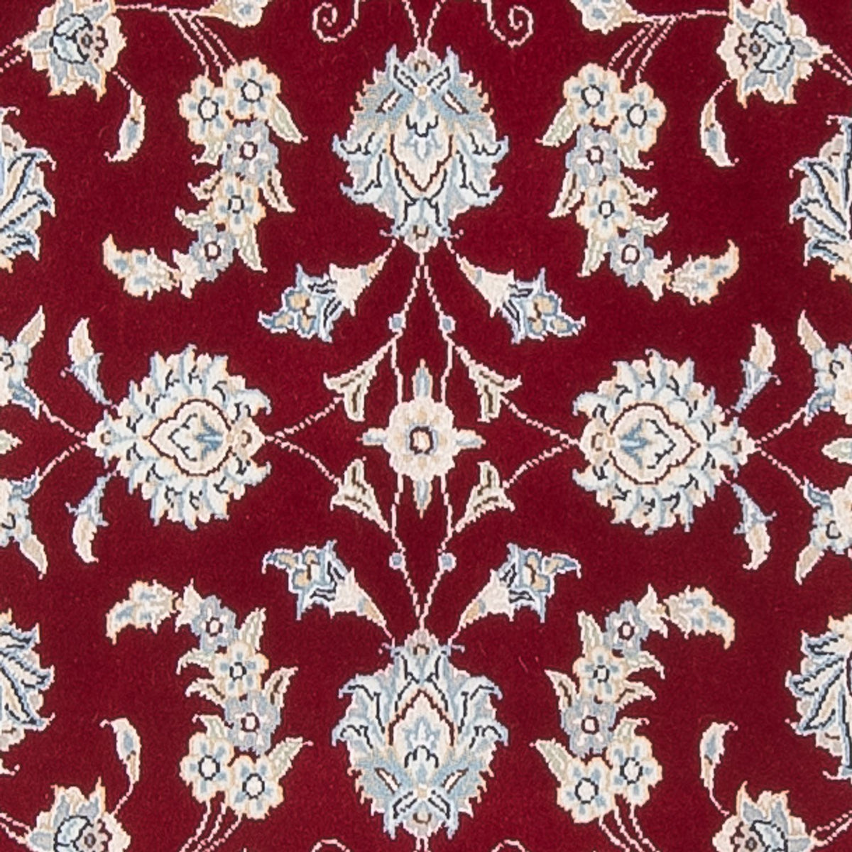 Tapis de couloir Tapis persan - Nain - Premium - 304 x 90 cm - rouge