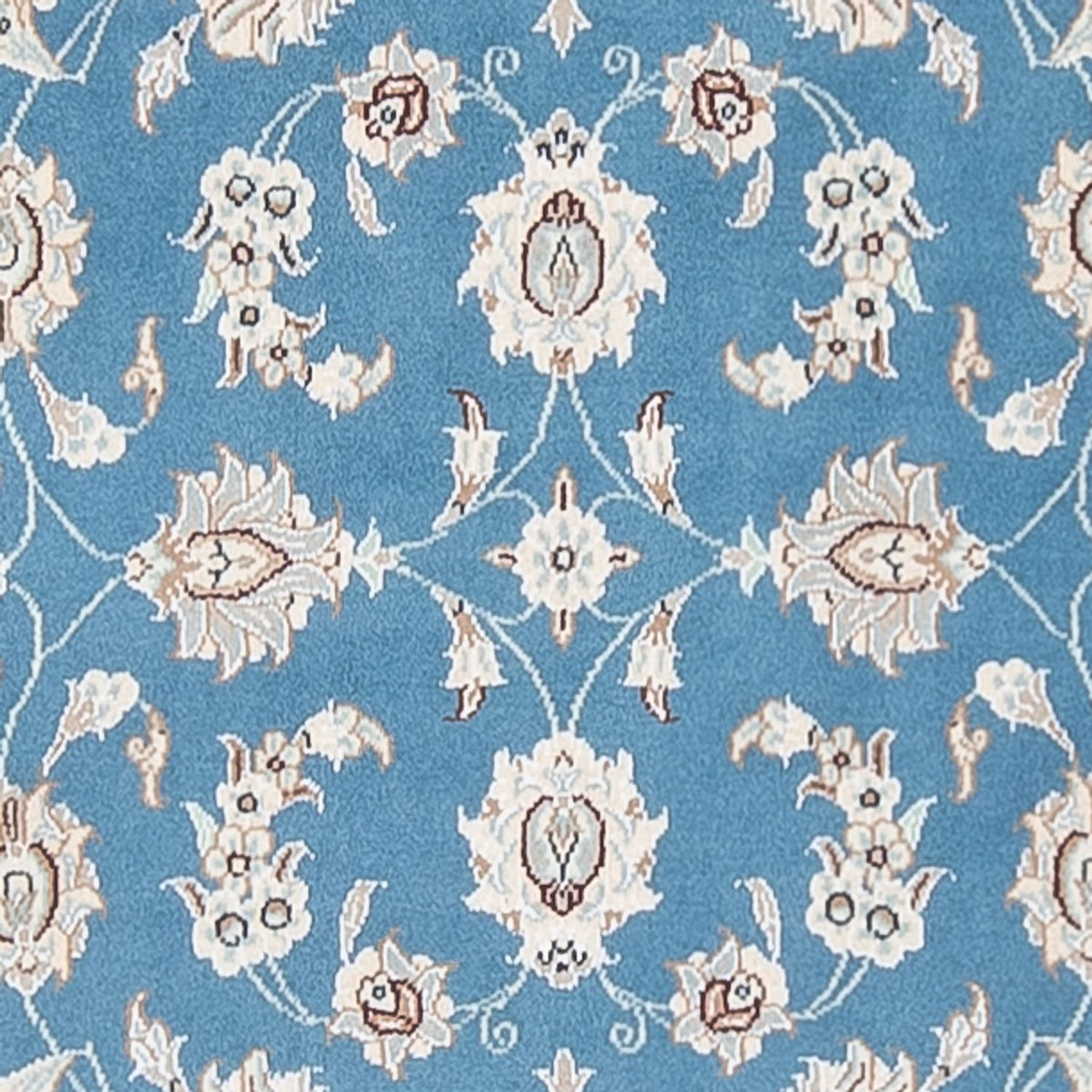 Tapis de couloir Tapis persan - Nain - Premium - 307 x 80 cm - bleu