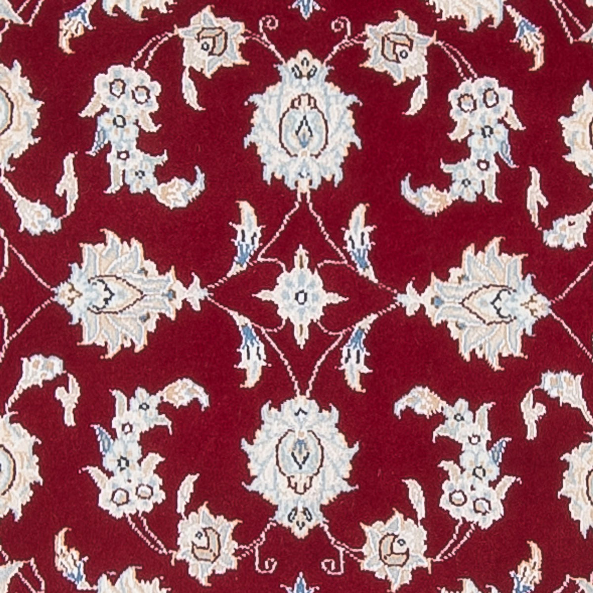 Tapis de couloir Tapis persan - Nain - Premium - 297 x 82 cm - rouge