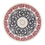 Tapis persan - Nain ronde  - 204 x 195 cm - bleu foncé
