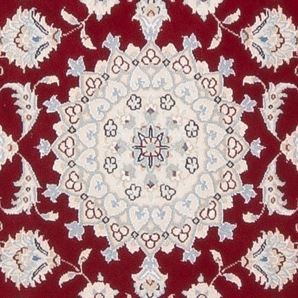 Tapis de couloir Tapis persan - Nain - Premium - 250 x 78 cm - rouge