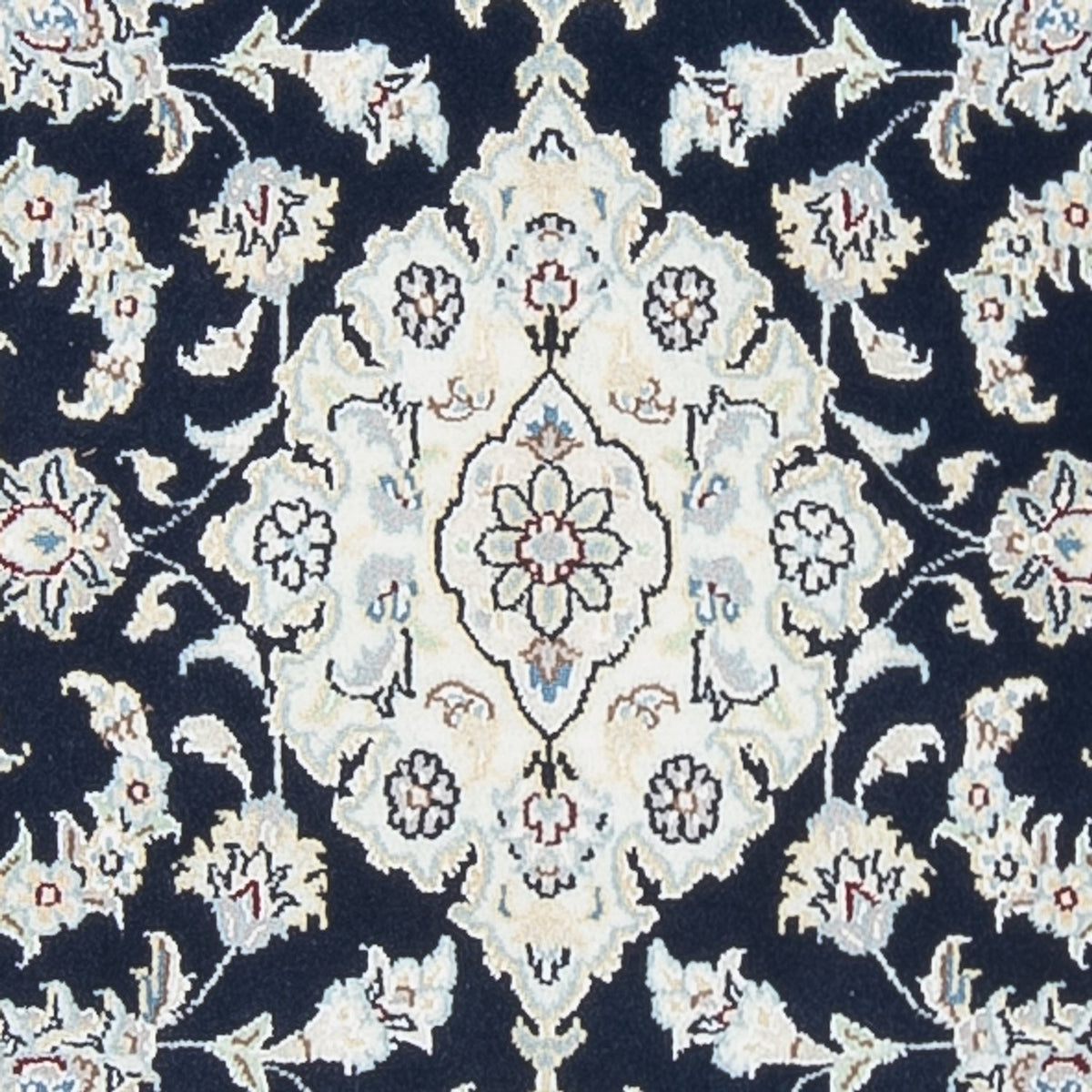 Tapis de couloir Tapis persan - Nain - Premium - 295 x 81 cm - bleu foncé