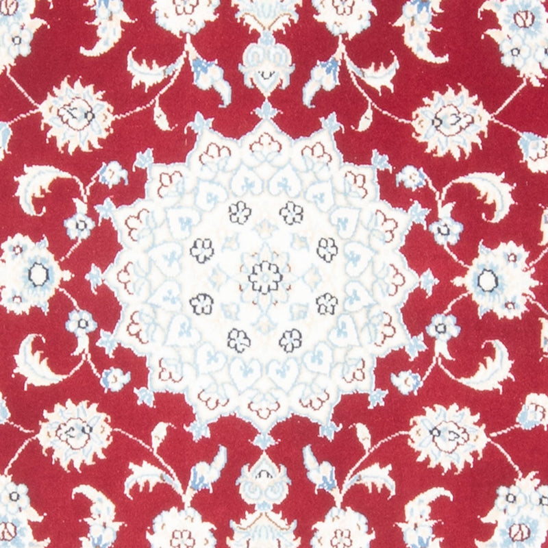Tapis de couloir Tapis persan - Nain - Royal - 196 x 79 cm - rouge