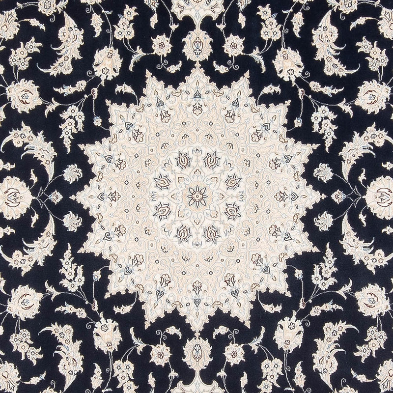 Tapis persan - Nain - Premium - 346 x 244 cm - bleu foncé