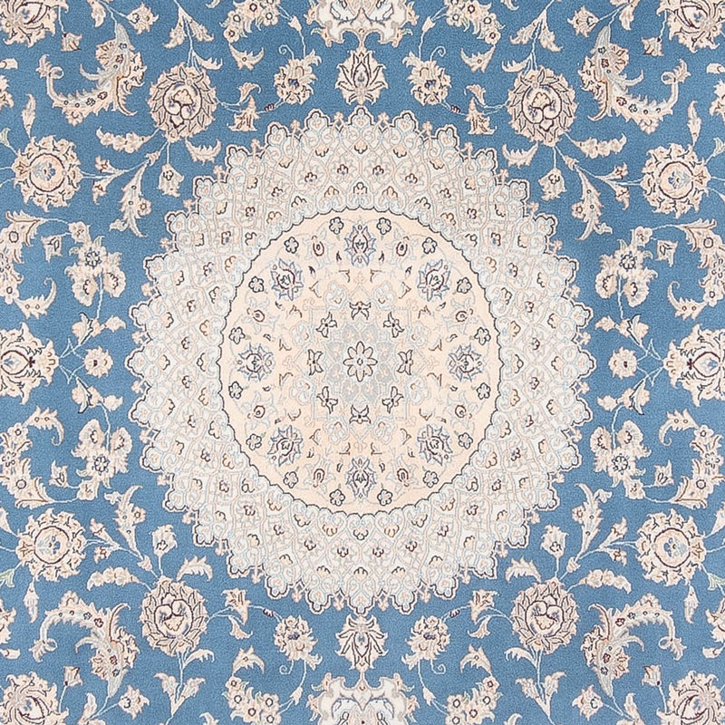 Tapis persan - Nain - Premium - 303 x 247 cm - bleu clair