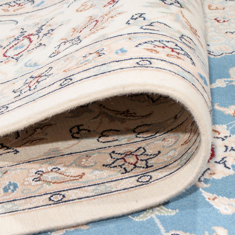 Tapis persan - Nain - Premium - 303 x 247 cm - bleu clair