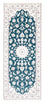 Tapis de couloir Tapis persan - Nain - Royal - 200 x 81 cm - vert