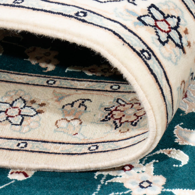 Tapis de couloir Tapis persan - Nain - Royal - 200 x 81 cm - vert