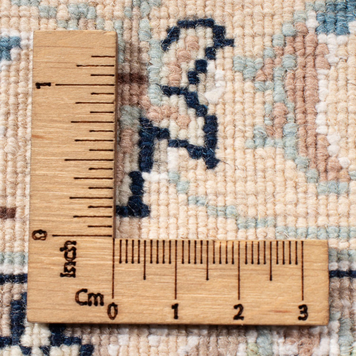 Tapis persan - Nain - Premium - 302 x 200 cm - bleu clair