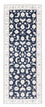 Tapis de couloir Tapis persan - Nain - Royal - 200 x 80 cm - bleu foncé