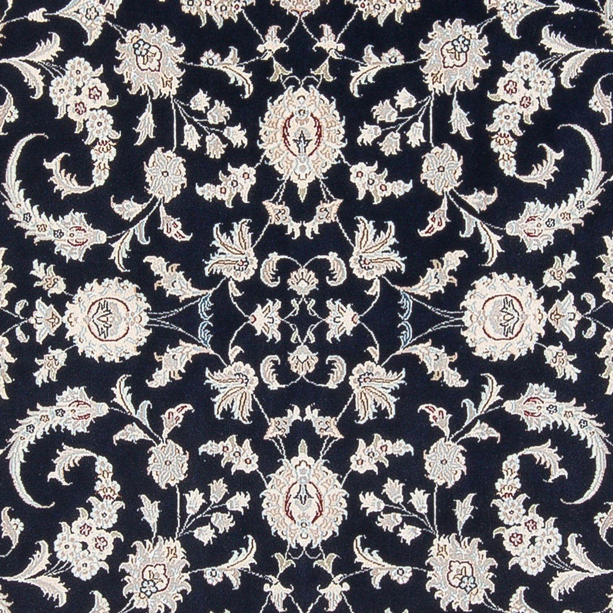 Tapis persan - Nain - Premium - 294 x 197 cm - bleu foncé