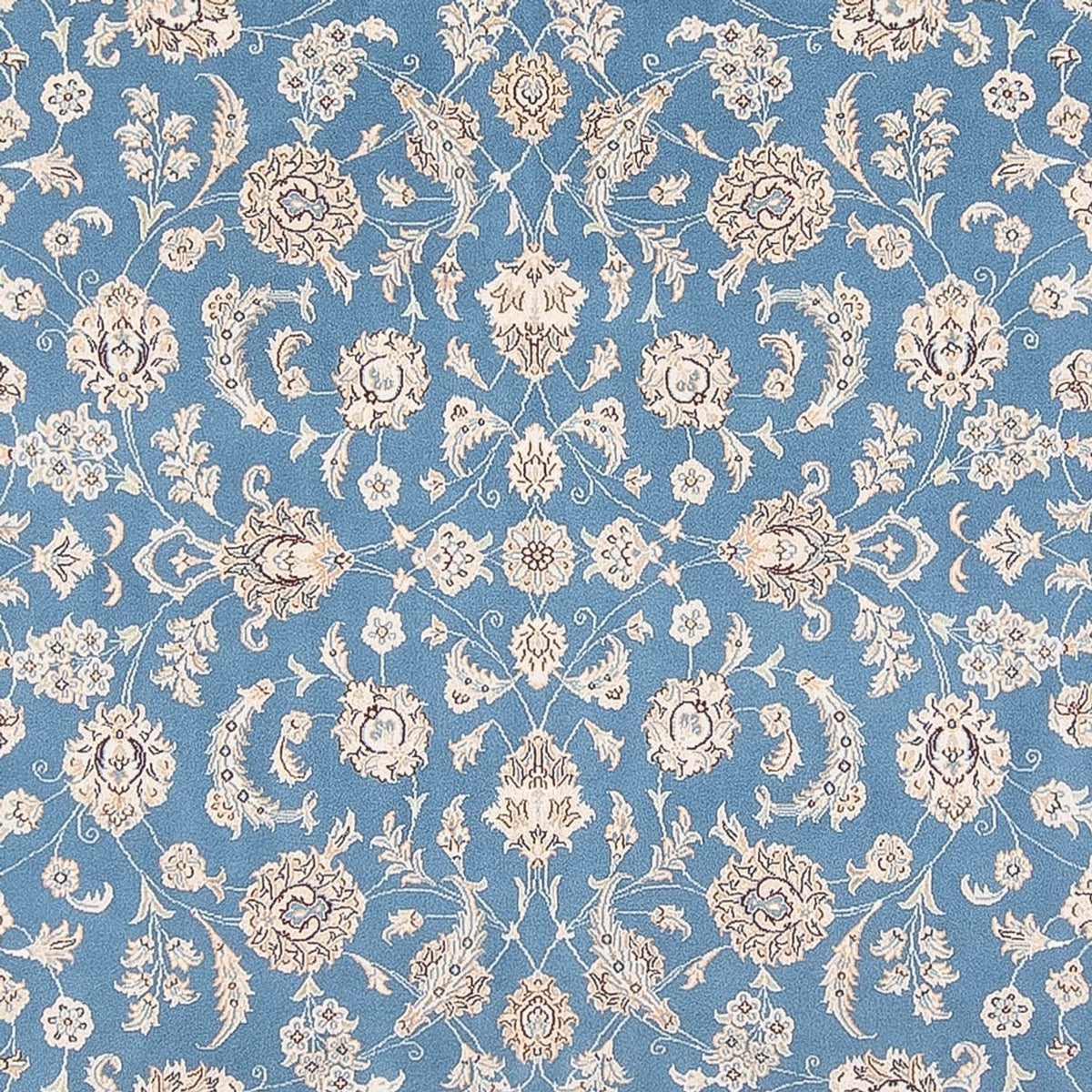 Tapis persan - Nain - Premium - 293 x 248 cm - bleu clair