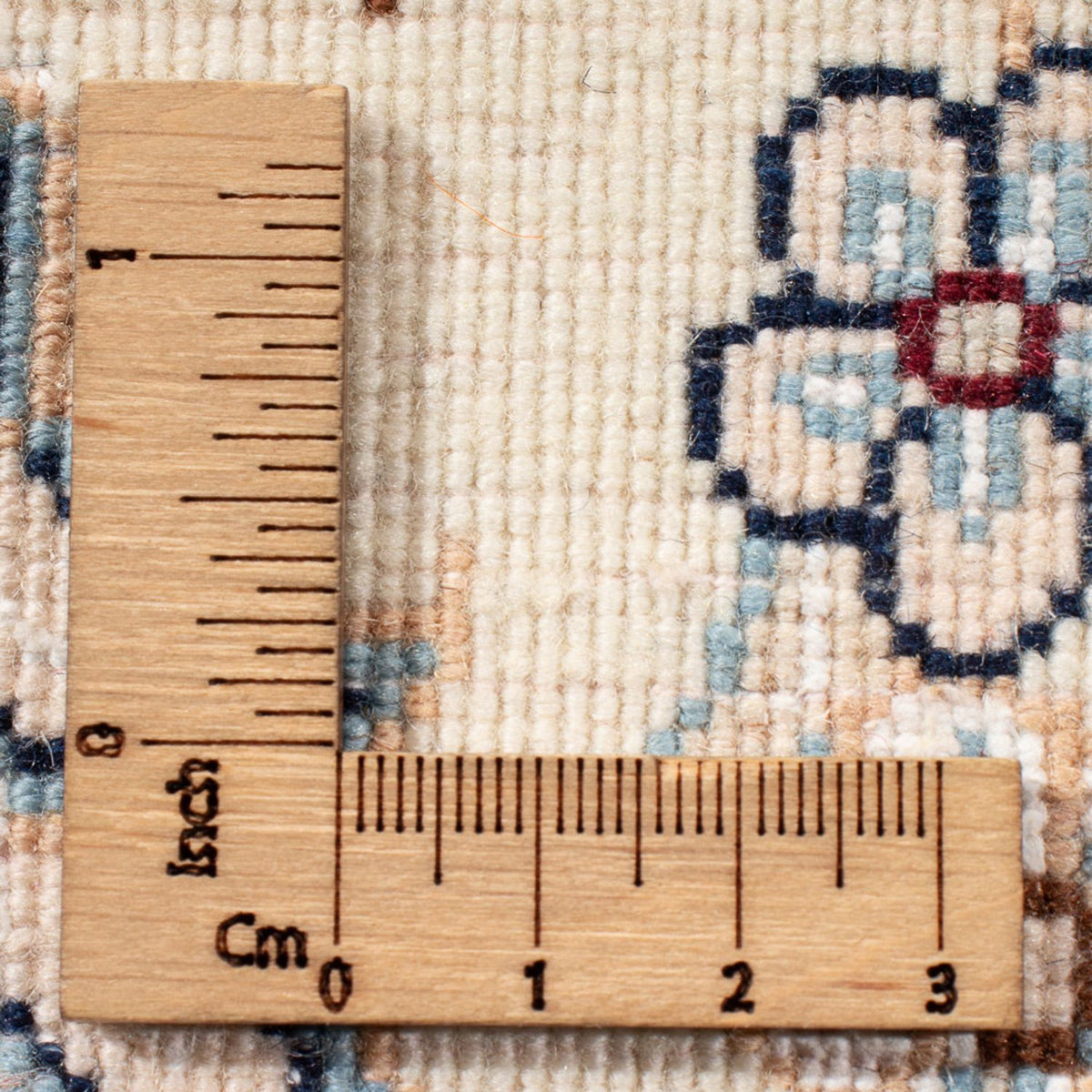 Tapis persan - Nain - Premium - 293 x 248 cm - bleu clair