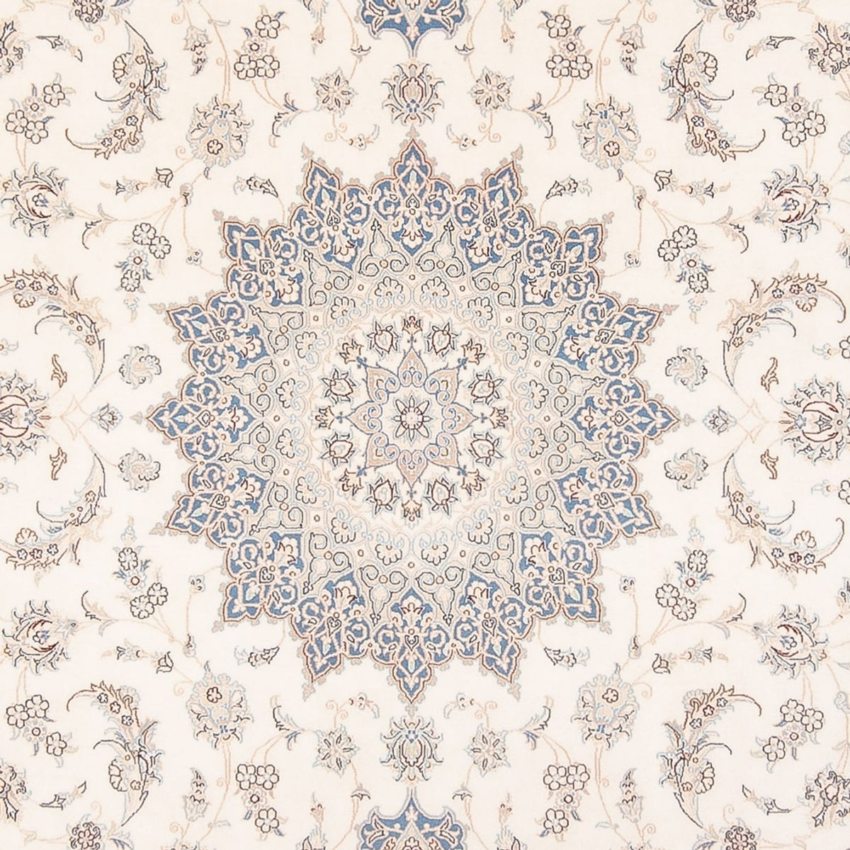 Tapis persan - Nain - Premium - 345 x 247 cm - crème