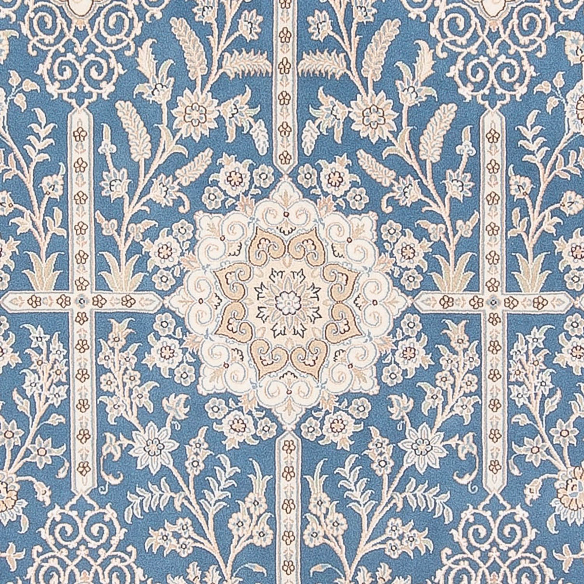 Tapis persan - Nain - Premium - 304 x 198 cm - bleu clair