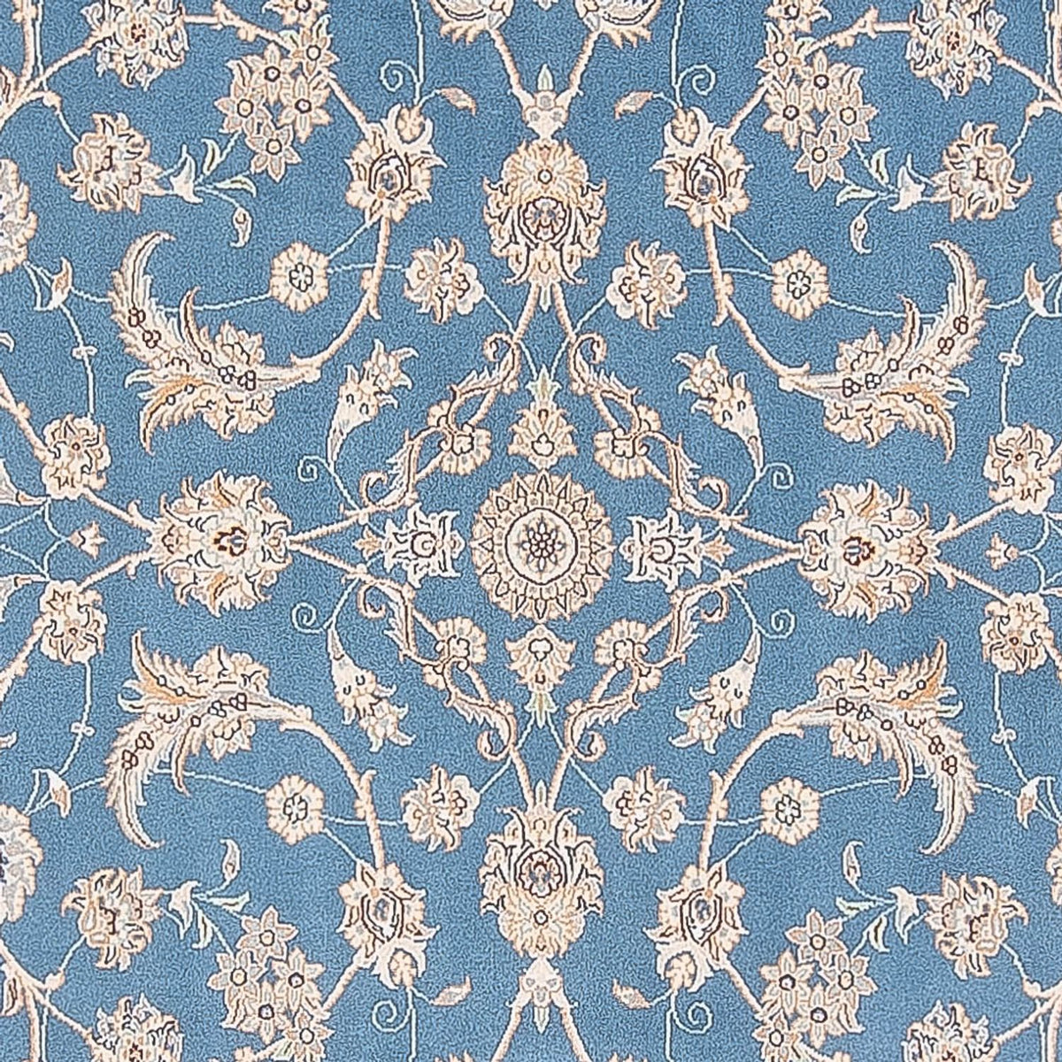 Tapis persan - Nain - Premium - 294 x 197 cm - bleu clair