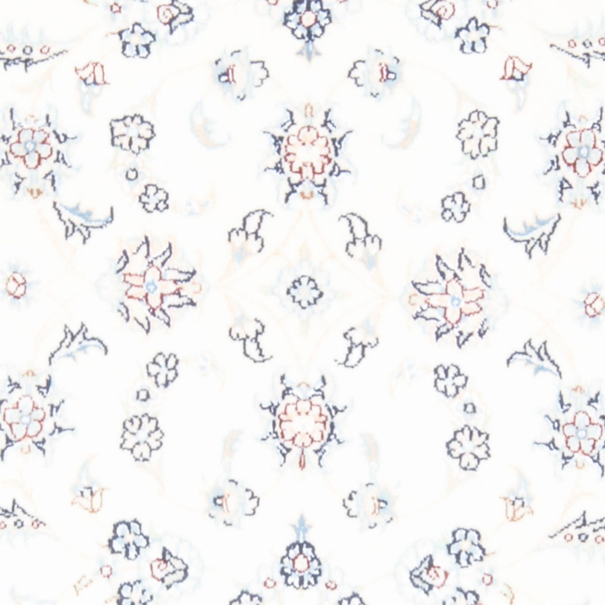 Tapis de couloir Tapis persan - Nain - Royal - 197 x 78 cm - crème