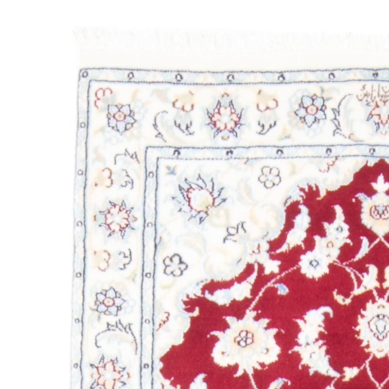 Tapis de couloir Tapis persan - Nain - Royal - 204 x 81 cm - rouge