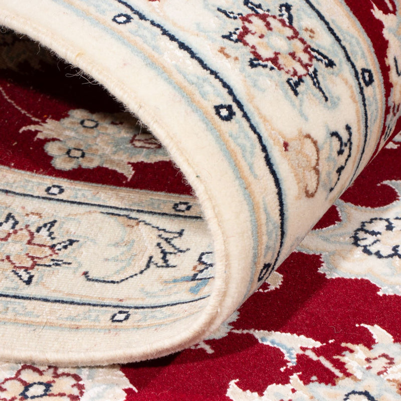 Tapis de couloir Tapis persan - Nain - Royal - 199 x 80 cm - rouge