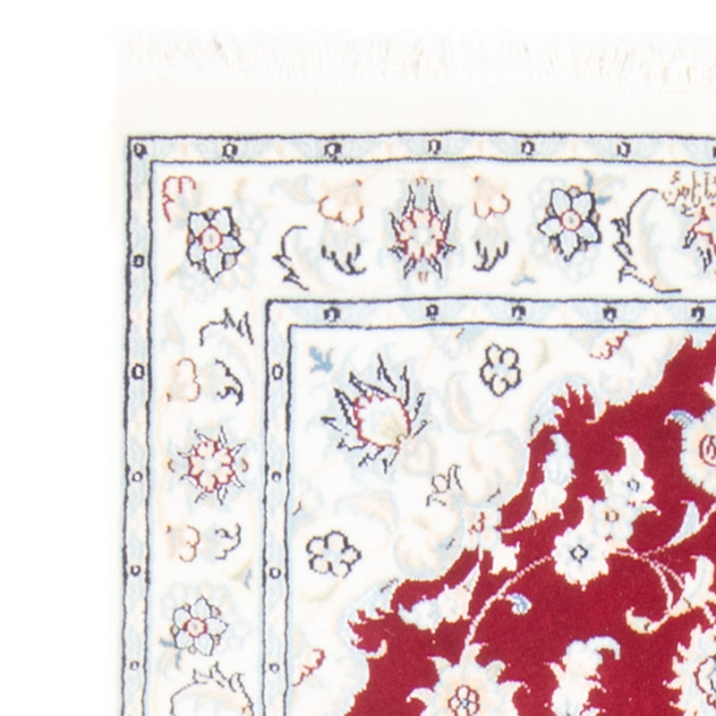 Tapis de couloir Tapis persan - Nain - Royal - 206 x 80 cm - rouge