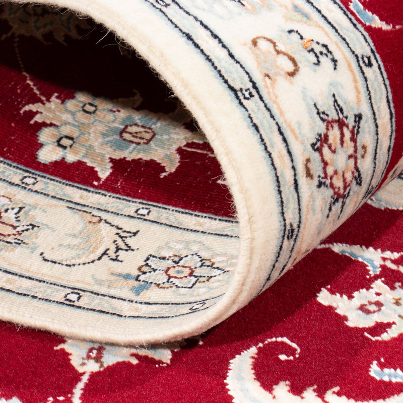 Tapis de couloir Tapis persan - Nain - Royal - 206 x 80 cm - rouge